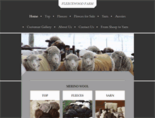 Tablet Screenshot of fleecewoodfarm.com